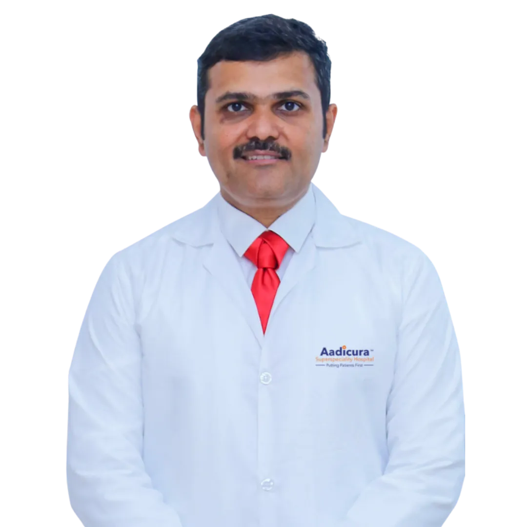 Dr. Sumit Kapadia in his hospital coat